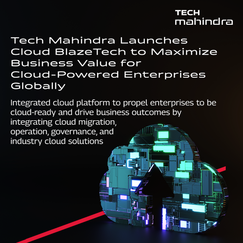 tech_mahindra's tweet photo. We are delighted to launch Cloud BlazeTech to maximize business value for cloud-powered enterprises globally.
Know More: https://t.co/uBA24mVjg7
#NxtNow #CloudBlazeTech #CloudTransformation