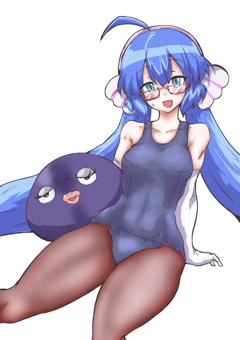 #ウナちゃんウキウキウェンズデー 
今日のスク水ストッキングです 