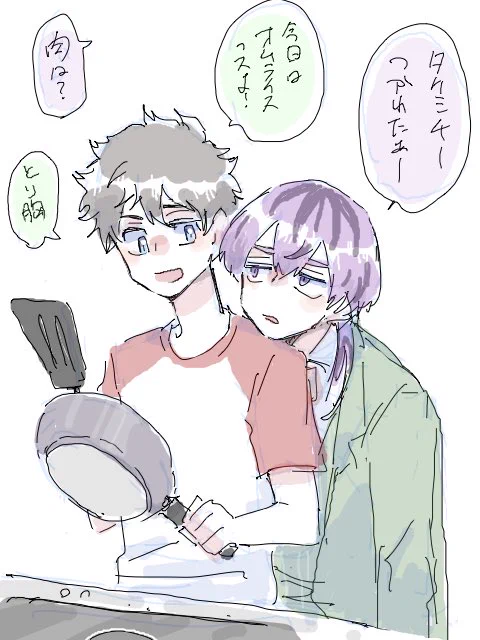 ラクガキ/🐙🎍
鼻から声出してんじゃねぇよ!テメェの腹筋は飾りかよ!! 