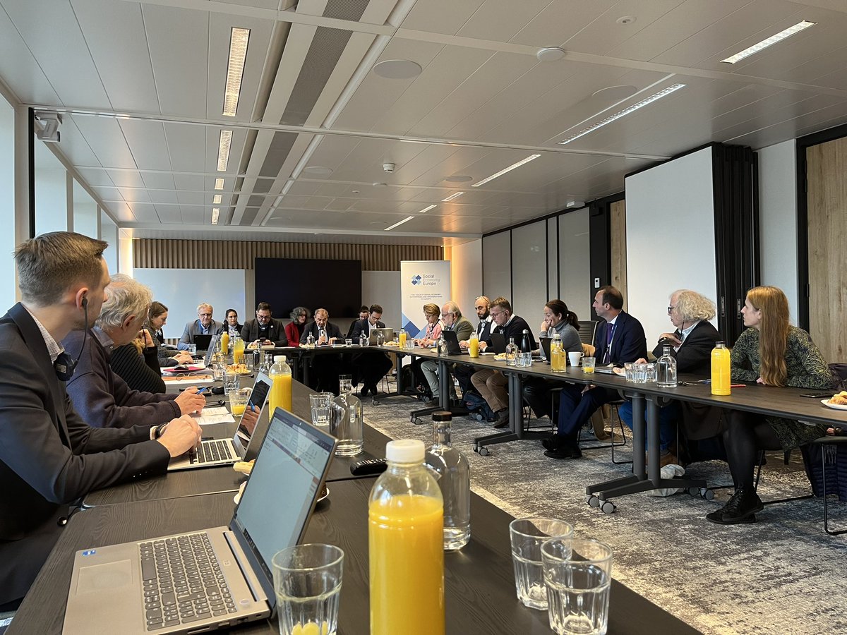 CECOP_coops's tweet photo. Today, CECOP is taking part in the extraordinary General Assembly of our partners @SocialEcoEU. Congratulations with your 10th anniversary 🎉 and we will closely work with you going forward! #wearesocialeconomy #Time2ScaleUp https://t.co/hYaMFDqdzC