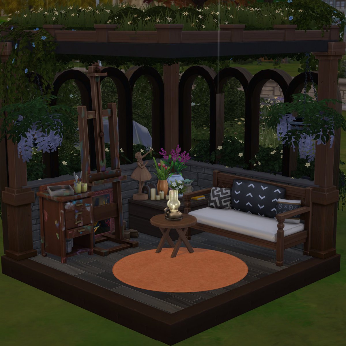 Chobby88's tweet photo. Day 7-#BaseGameOnly

@sims4ideas #DecBuild22 #3x3Challenge #ShowUsYourBuilds  #CARPEdiva https://t.co/nHU9TvYggx