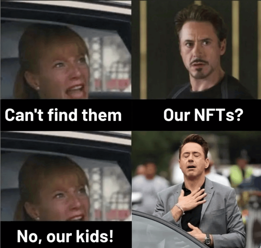 Just make sure all the NFTs are #SAFU 😎

#NFTCommunity #NFTs #NFTCollection