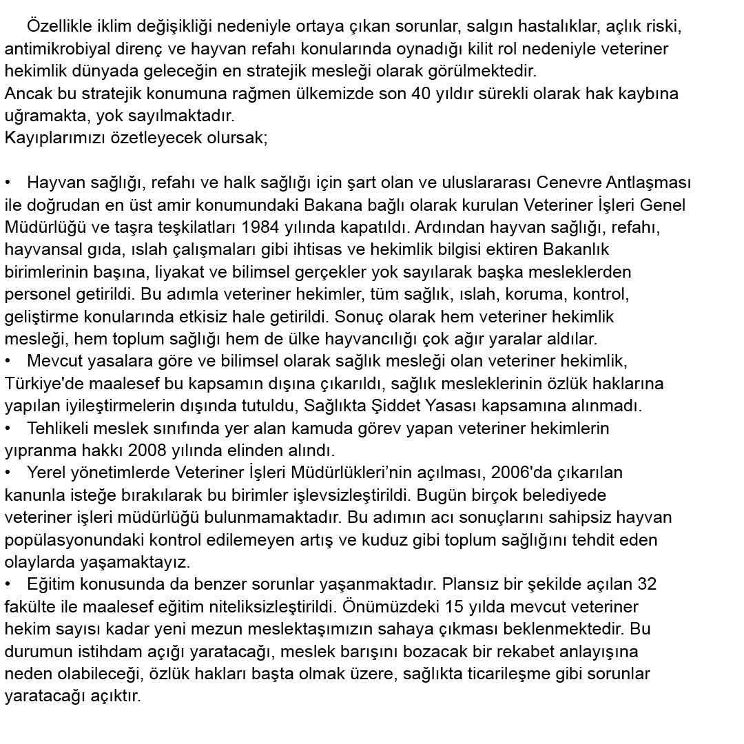 Türk Veteriner Hekimleri Birliği tweet media
