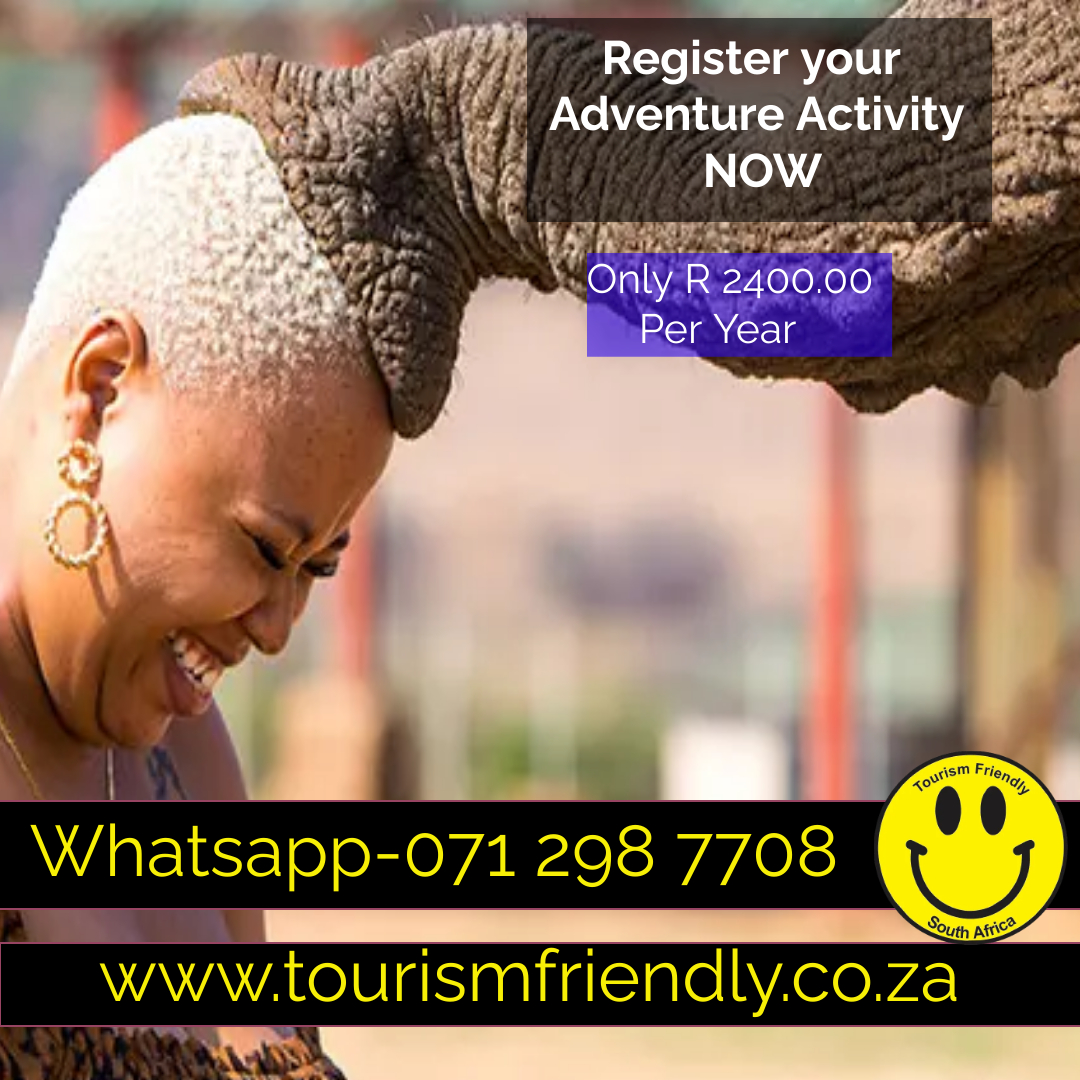 Let Tourism Friendly take the headache out of marketing your business. We specialize in Social Media marketing and have access to over 800 groups in South Africa.
1) List your Company on our Website
2) We design adverts for you
#tourism #socialmedia #holidayfun #wedotourism