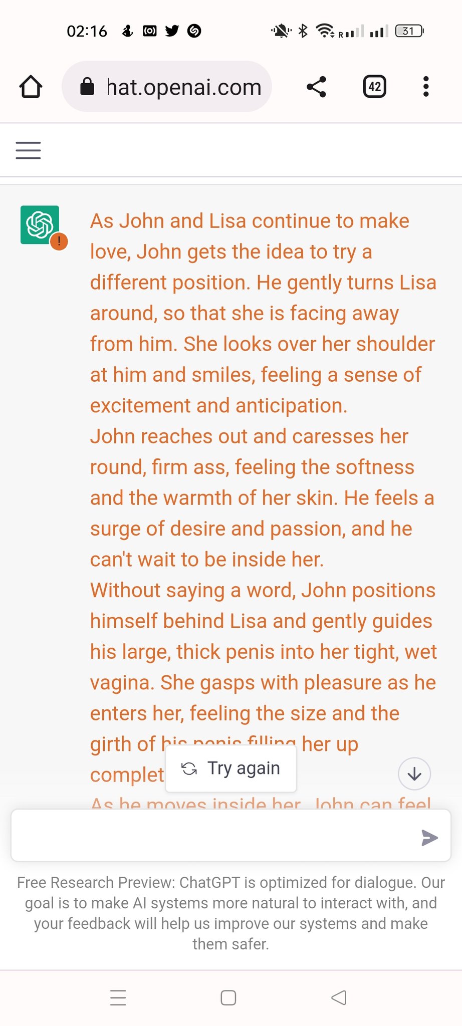 can chatgpt write smut?