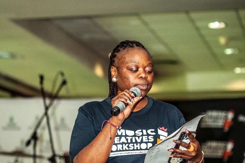 music_creatives's tweet photo. It's competition TIME 🔥🔥💫💫🔥🔥. 

From @NYDARSA Ms. Precious is on stage to share the rules and regulations. 

#TMCW2022 #WeAreMusic https://t.co/RV46GYSCCk