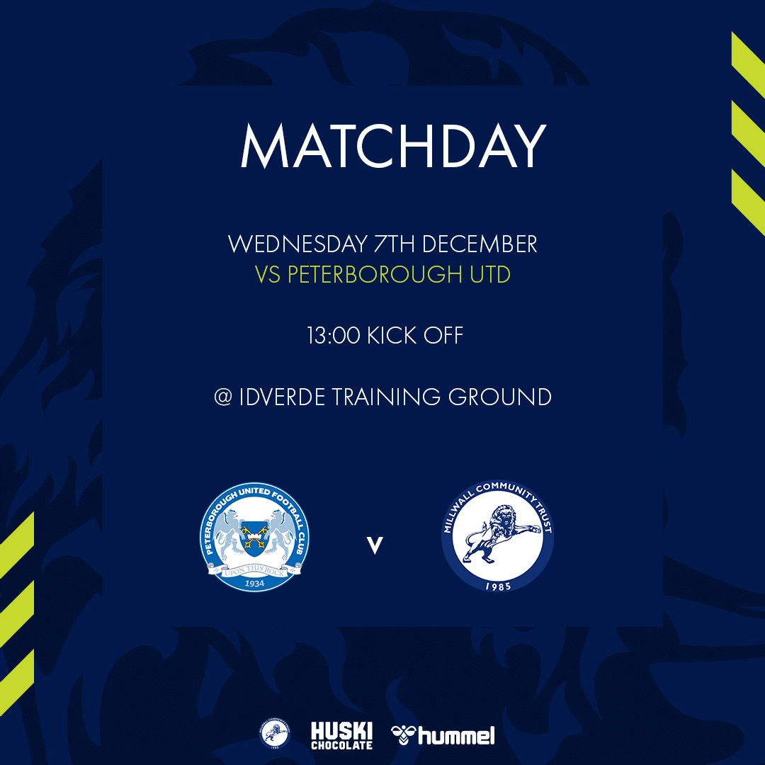 Millwall_MCT's tweet photo. 🦁It's #Matchday for our young Lions & they are playing against the league leaders #PeterboroughUtd
👊The squad is being fully tested with some key personnel out injured, but the young Lions will always go out and give it their all
#Millwall #Post16 #profixtures #Itswhatwedo https://t.co/zIMC79UYsY
