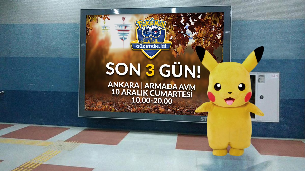 #PokemonGOGüzEtkinliği Ankara için sadece 3 gün kaldı!🥰 Bu benzersiz deneyim için kimler hazır? Yorumlarda kendinizi gösterin Eğitmenler!👇

Detaylar için ▶ pokemongolive.com/tr/post/pokemo…