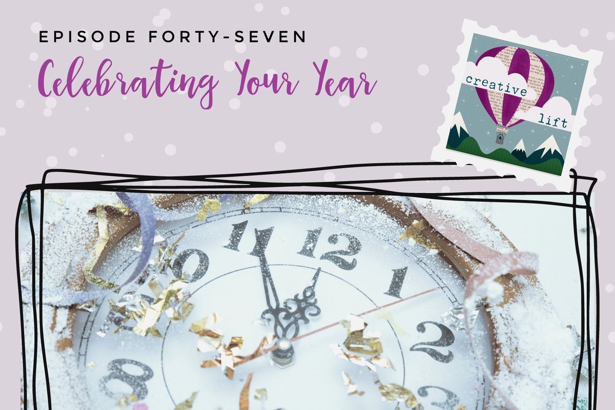 Join me for Season Six of Creative Lift. This season we will Ring n the New Year of Creativity! In this episode, we will talk about Celebrating Your Year and how you might turn your celebration of this year’s wins into a meaningful gift for your creative self.
Happy Listening!
