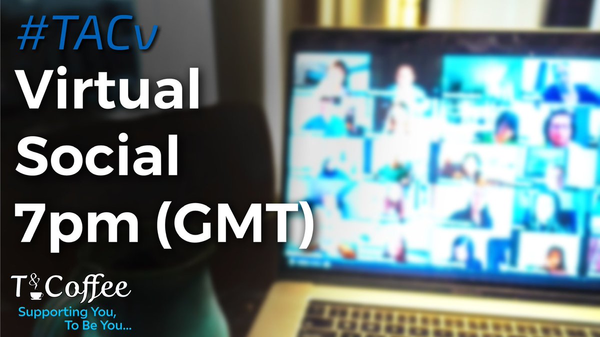 Don’t miss your #TACv virtual social today from 7pm GMT

Head over TnCoffeeLGBT.com to #getinvolved 💜💖❤️