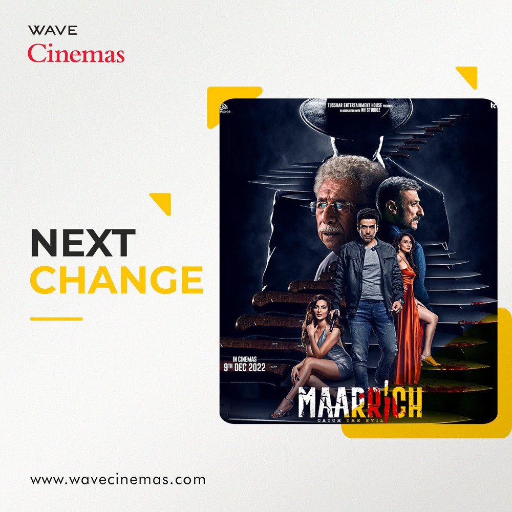 Wave_Cinemas's tweet photo. A mysterious case aur kai saare suspects.
Kaun ho sakta hai asli Maarrich?
#CatchTheEvil
Watch #Maarrich the next change at #wavecinemas on 9th December 2022
#naseeruddinshah @TusshKapoor #NarendraHirawat #GirishJohar #tips #kumartaurani #praveenkaushal08 https://t.co/IJ5iWkamGo
