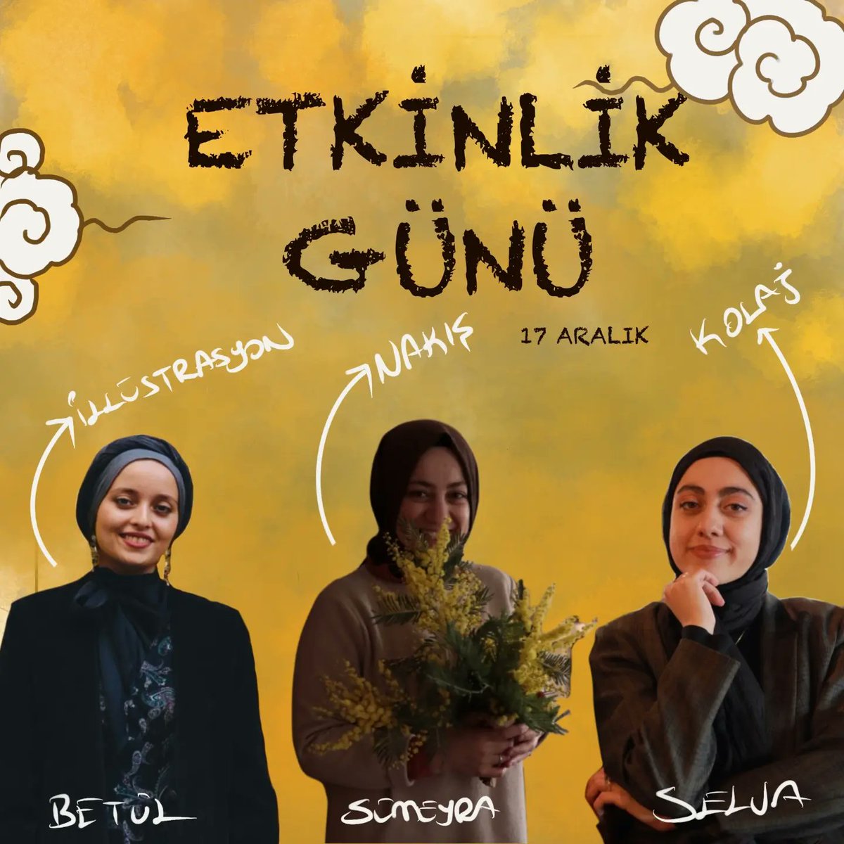 ypcnevin's tweet photo. Nevrenk'te Atölye şenliği var bekleriz 💐
Ayrıntılar için yazabilirsiniz 🧡
@nevrenk https://t.co/8VIGYxG9WO