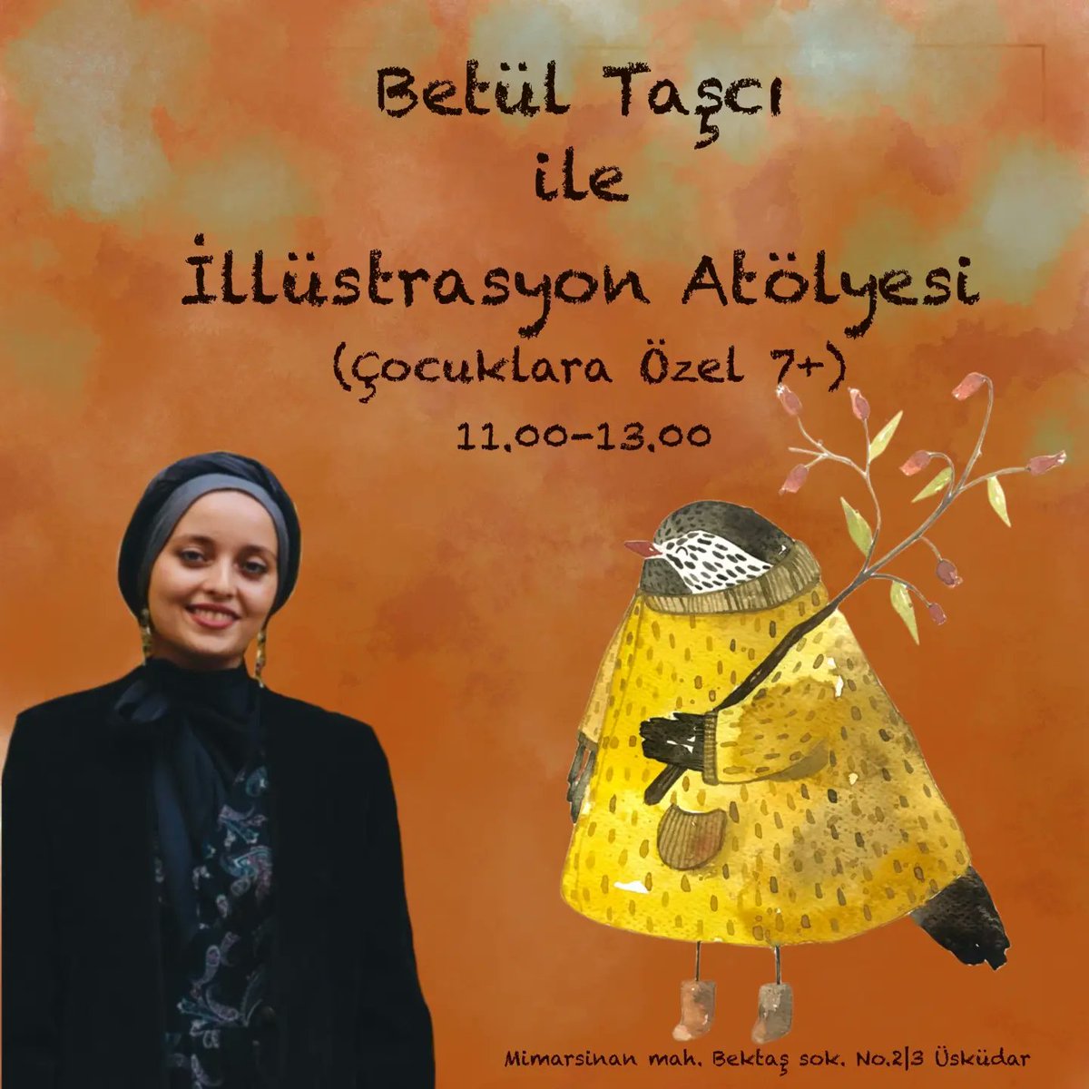 Nevrenk'te Atölye şenliği var bekleriz 💐
Ayrıntılar için yazabilirsiniz 🧡
<a href="/nevrenk/">Nevrenk Atölye</a>