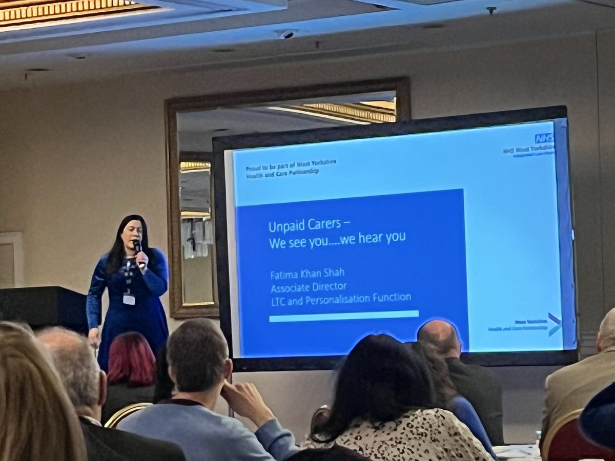 jennifer_twist's tweet photo. Great to be at the @NHSEngland #CommitmentToCarers conference today. Here’s the fantastic advocate for unpaid carers @shutcake speaking on the complexity and emotional impact of caring & how to influence the NHS to better support #carers. https://t.co/XhEP5ZaPIC