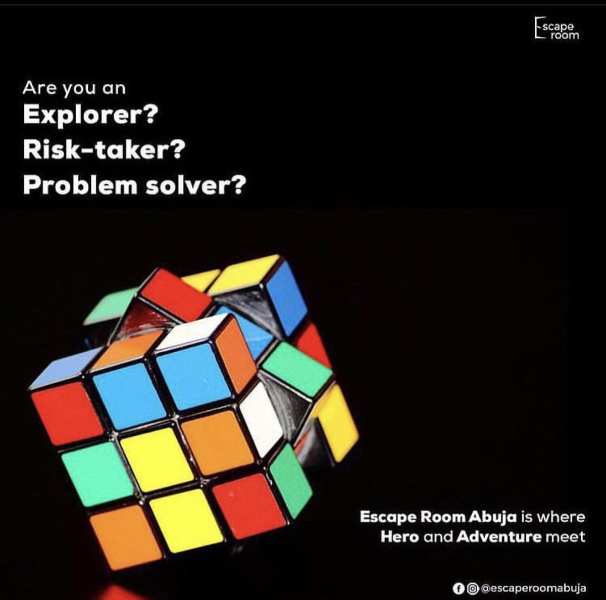 Visit Escape Room today where you get to be the hero of your own story!!!!