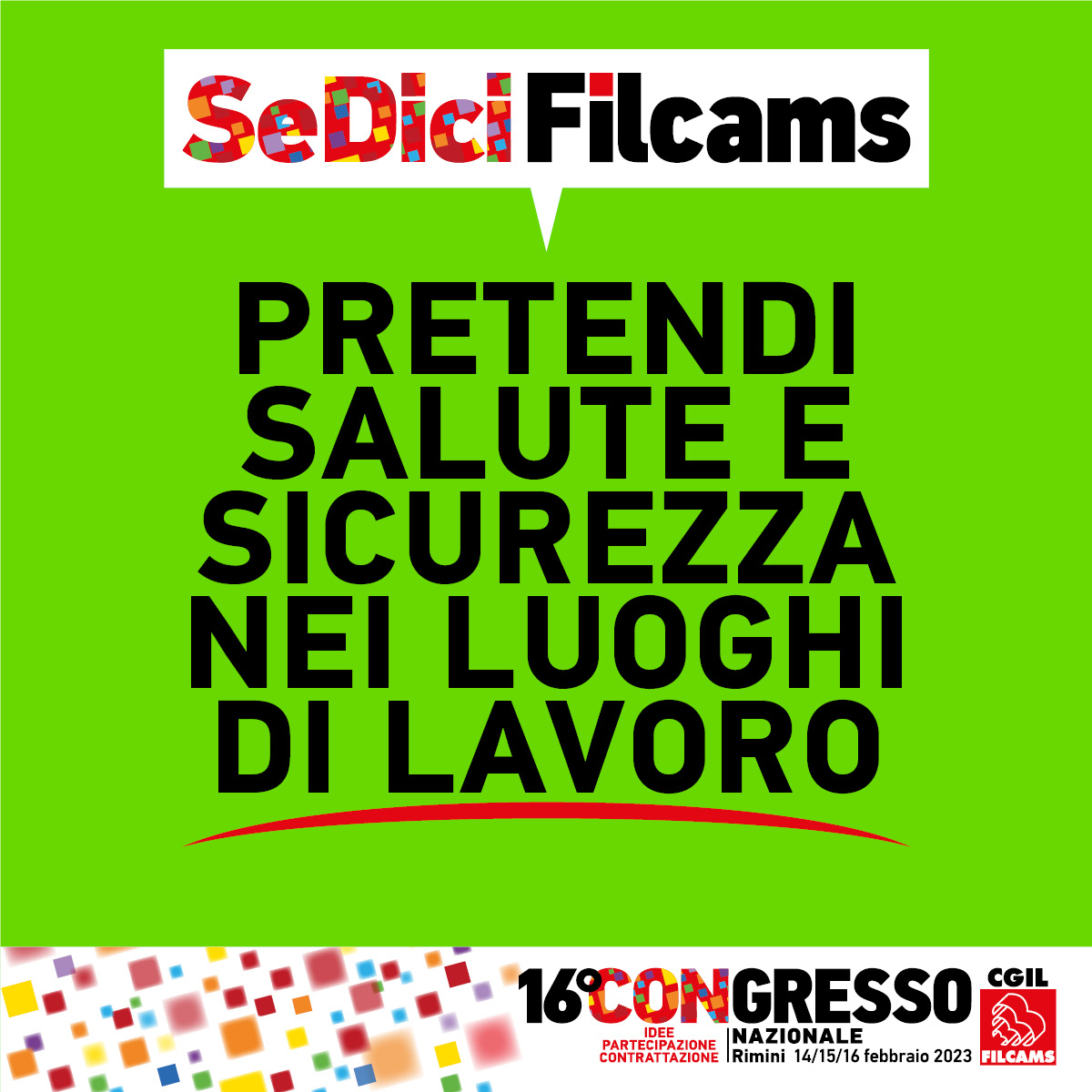 FilcamsSicilia's tweet photo. La #FilcamsCgil considera prioritaria la tutela della salute e della sicurezza nei luoghi di lavoro e durante la pandemia si è battuta perché questa necessità fosse riconosciuta e rispettata dalle parti datoriali.
#CONfilcams #SeDiciFilcams #16Filcams #CongressoFilcams https://t.co/Cl1pGlgcIj