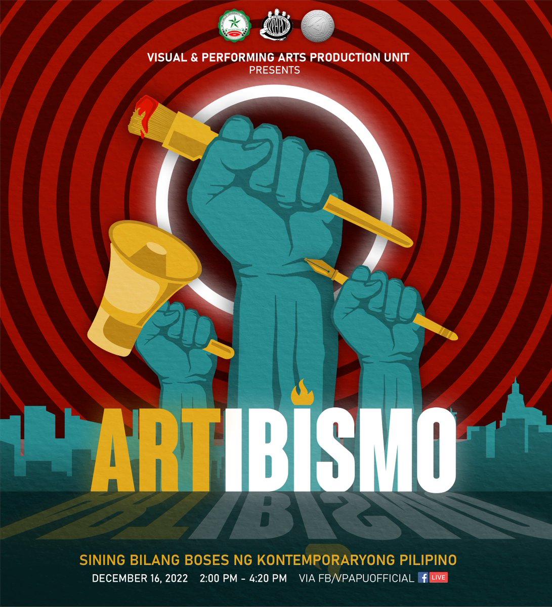 VPAPUofficial's tweet photo. "Art should comfort the disturbed and disturb the comfortable" - CESAR A. CRUZ
#Artibismo2022
#TinigNgSining
#VPAPU https://t.co/8oFKNL9N0u