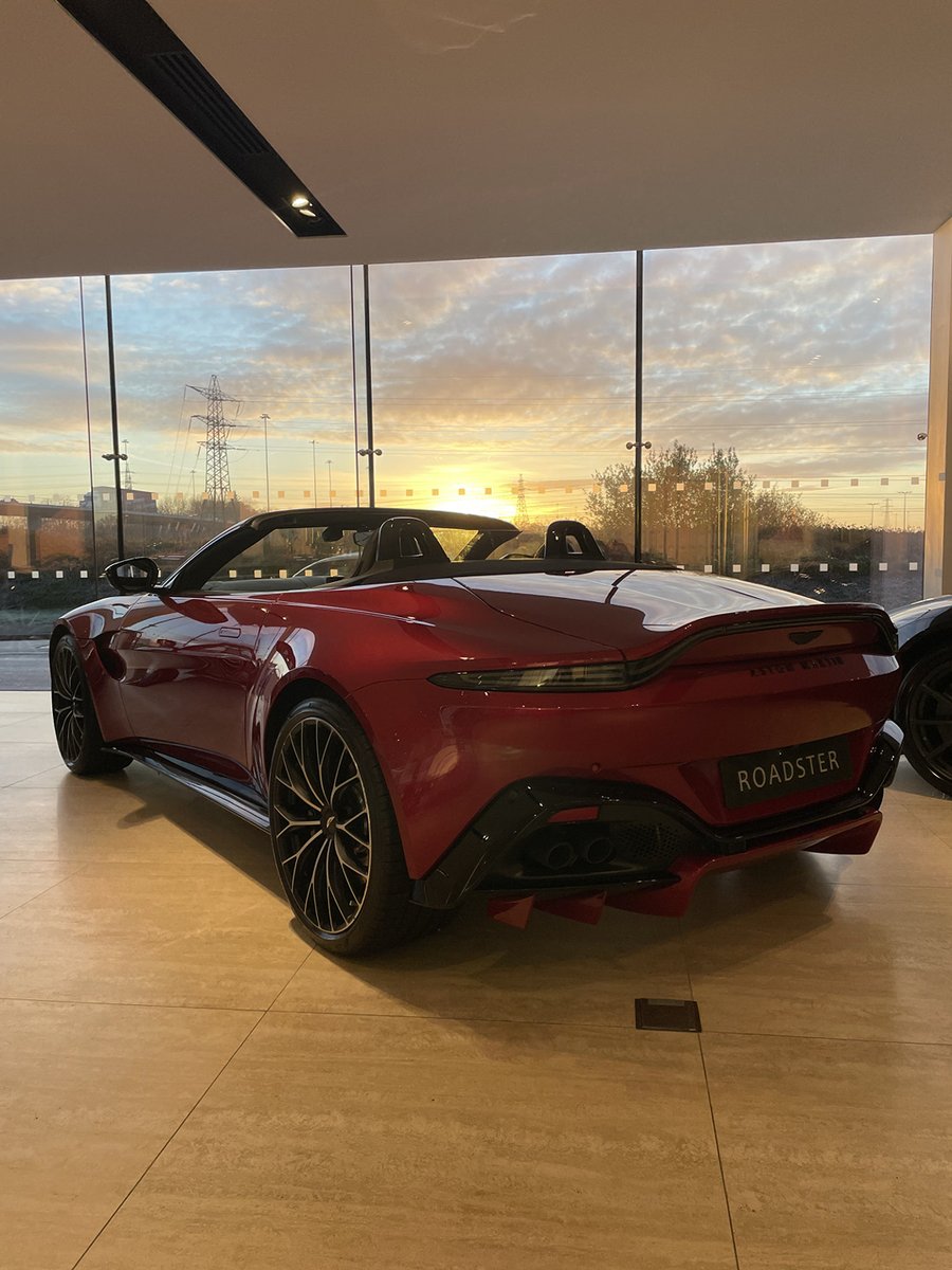 Morning sunrise over the beautiful Hyper Red Vantage Roadster.

Please call 01159 330 450 for all enquiries.

#AstonMartin #Vantage #ThrillDriven