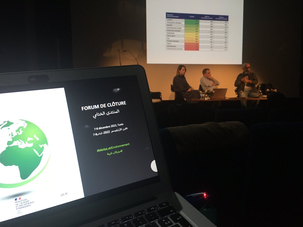 sylvie_orio's tweet photo. L’appui aux médias pour traiter des enjeux environnementaux est une des grandes priorités d’action de @CFImedias #MédiaLabEnvironnement  #Tunis #TerreAfricaMedia #Abidjan https://t.co/p7lTrdbQ6r