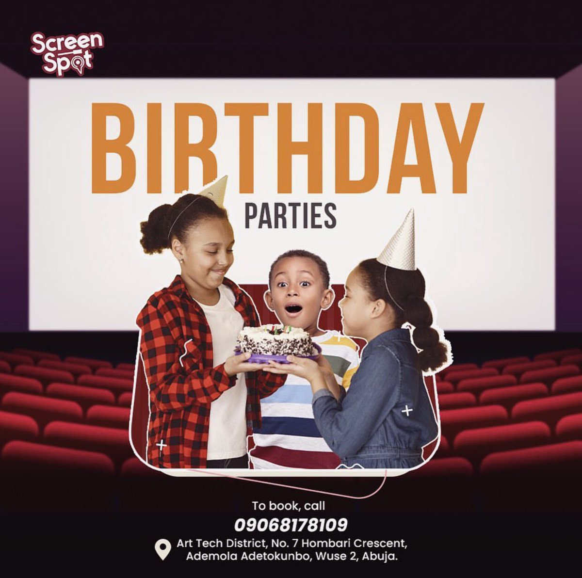 There is no better way to celebrate birthdays than with Screen Spot!#Birthday #CinemaUpdate #fun
