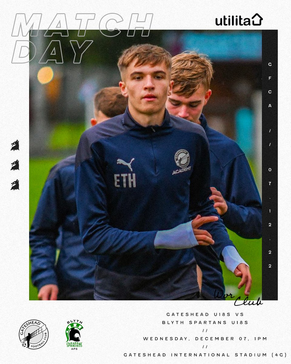 Gateshead FC (@gatesheadfc) on Twitter photo It's derby day for our U18s at the GIS! 👊
Best of luck, boys 🤞
📸 <a href="/BenCuth/">Ben Cuthbertson</a>
#WorClub ⚪️⚫️ It's derby day for our U18s at the GIS! 👊
Best of luck, boys 🤞
📸 <a href="/BenCuth/">Ben Cuthbertson</a>
#WorClub ⚪️⚫️