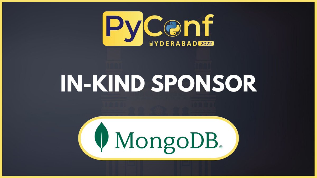pyconfhyd's tweet photo. ππ’We are super excited to announce @mongodb as our IN-KIND Sponsor for PyConf Hyderabad 2022.
Read more about them in our blog - https://t.co/2YV5vBEkCQ
cc - @Megha_arora2911
#pyconfhyd22 #python #conference #inkindsponsor #hyderabad #telangana https://t.co/CkWwYhZAIR