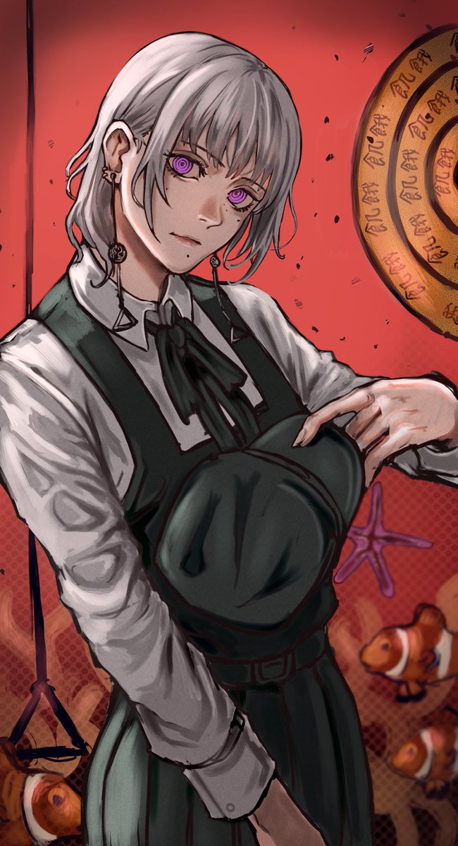 チェンソーマン ヒトデせんべい ステッカー 原画 飢餓の悪魔 キガ