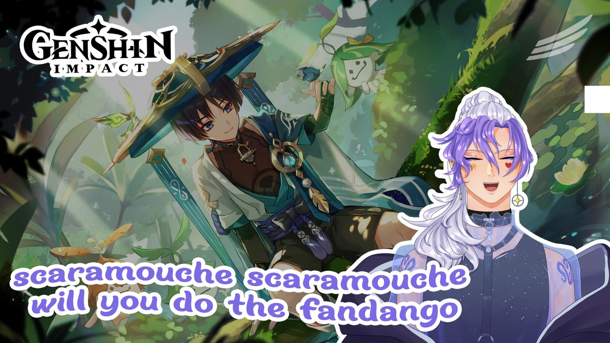 YokuunVee's tweet photo. everyone always asks where's scaramouche but no one ever asks HOW's scaramouche 😩😩😩🍵
#VeeLive #VTubersUprising #新人Vtuber #ENVtuber #PHVtuber #GenshinImpact 
link 👉:https://t.co/AgRYjGwM1S https://t.co/MuCscJPhZr