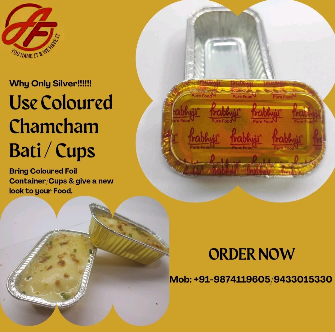 Chamcham Bati/Cups- Made of Aluminium Foil
#sweetshop #sweetmakers #mithaiwala #laddukatori #sweetpacking #mistiudhyog #sweetkatori #kolkatasweets #kolkatasweetshops #kolkatamithaiwala #bakeryproducts #bakery #bakeries #directbakeable #muffincups #Bakeryaccessories #BakersOfIndia