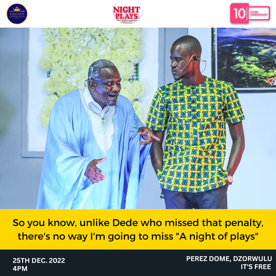 TG_Perezdome's tweet photo. 😂😂😂😂😂 #NightOfPlays is gonna be mad ! 

#ChurchInTg
#DramaNight
#ChristmasDay 
#10thanniversary https://t.co/OLKQnu2FJe