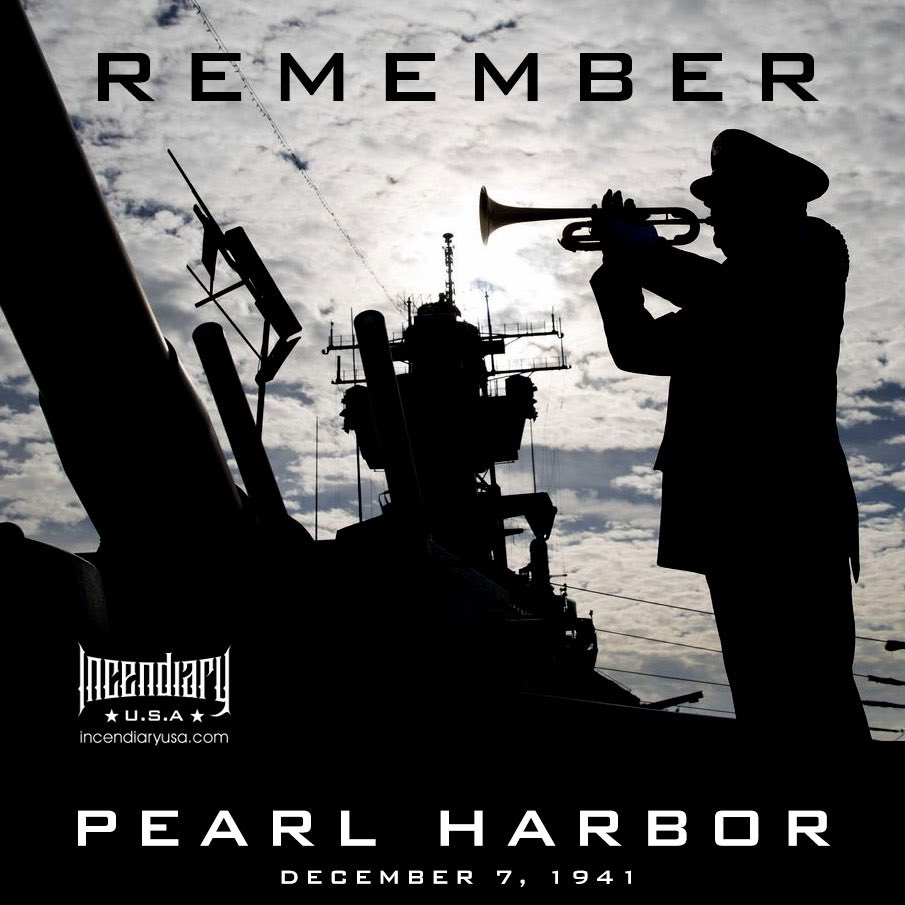 incendiaryusa's tweet photo. Remember Pearl Harbor.
#pearlharbor #incendiary #fierypatriotism #stayfiery #dangerousfreedom #libertyordeath #joinordie #americandefiance #americafirst #maga #patriot #molonlabe #donttreadonme #2a #2ndamendment #freedom #wethepeople #liberty https://t.co/KE8CwLvDBr