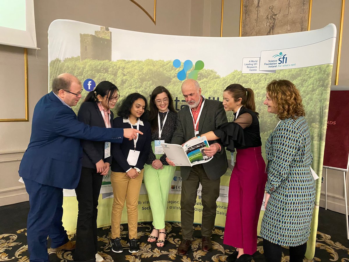 ‘Making an Impact’, a collection of publications by VistaMilk researchers  was launched today by our board members at the VistaMilk Industry day #believeinscience #digitalisingdairy