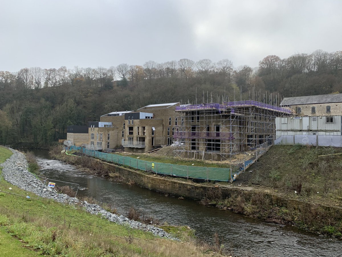 homespetermac's tweet photo. Great seeing the progress @SkyHouseCo Oughtibridge Mill development with @Homes_MJH and @CrossDavidB. If you own a site with planning for a viable residential project feel free to get in touch to see if #theLevellingUpHomeBuildingFund may be able to assist you #makinghomeshappen https://t.co/OIL1kOtBXn