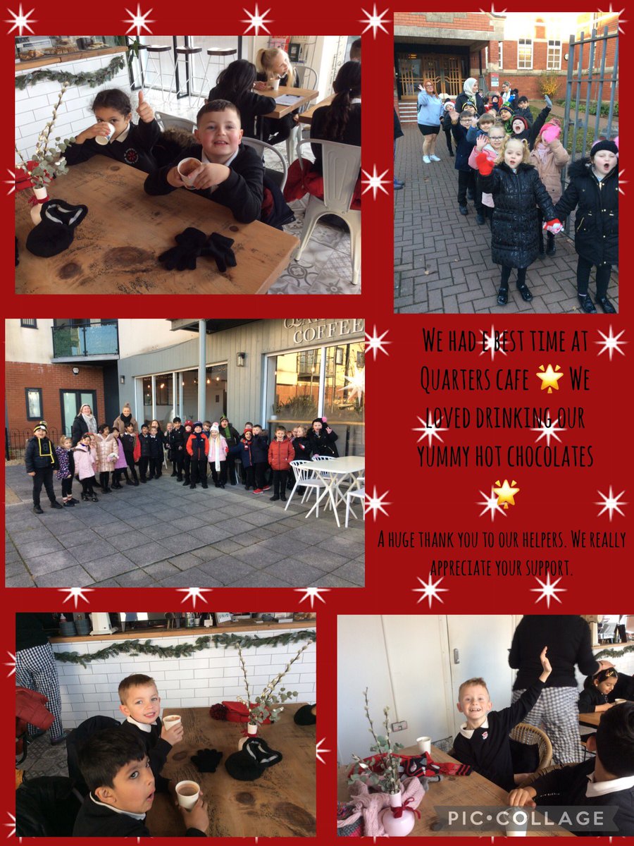 MissBushell30's tweet photo. A huge diolch to @quarterscoffee for having us today and providing us with the most delicious hot chocolates. We will definitely be returning 🌟❄️ 🎄 🎅 https://t.co/JjOKlFlG3v