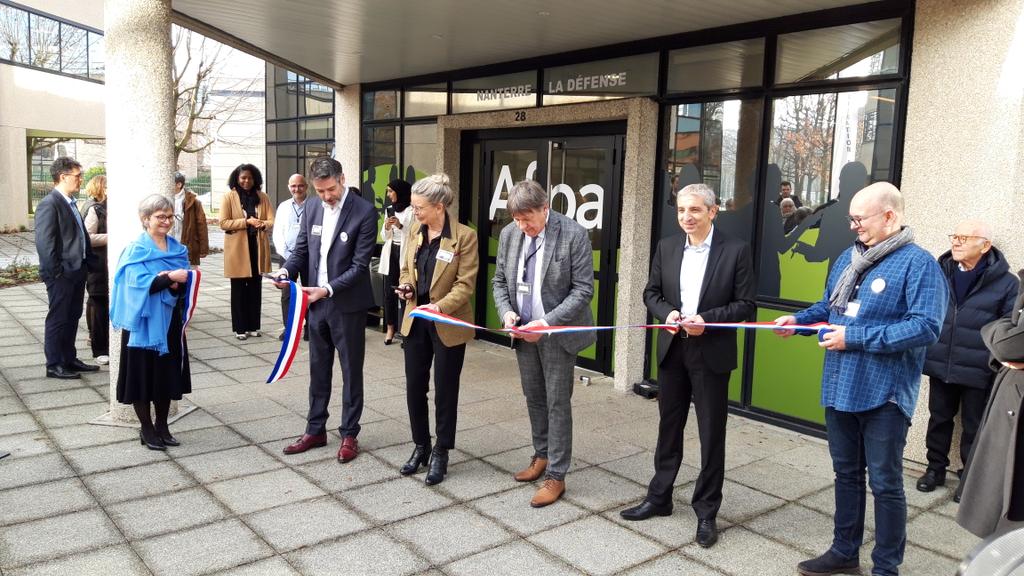 #Inauguration du nouveau centre #Afpa Nanterre-La Défense en présence de nombreux partenaires et clients