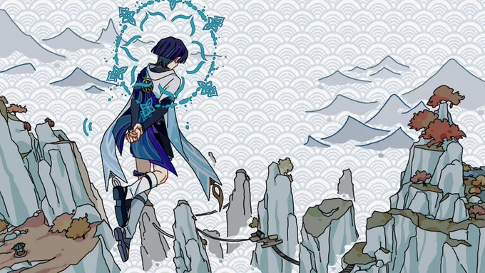 My lovely boy #Genshinlmpact #scaramouche #wanderer #原神 