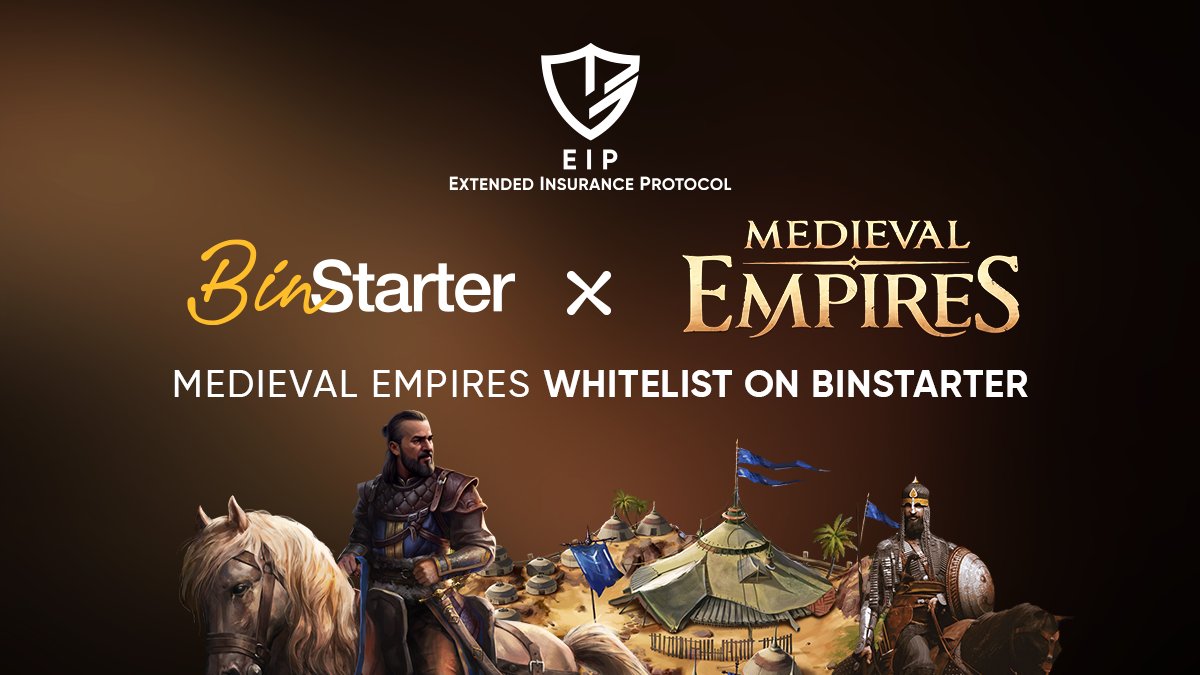 BinStarter (@binstarterio) on Twitter photo $1,000 #Giveaway🥊10x Winners
🥳 Whitelist and Gleam for <a href="/MedievalEmpires/">Medieval Empires</a> IDO Is Open!
🗓 Whitelist: Dec 7- Dec 15, UTC 17:00
🗓 Gleam: Dec 7- Dec 15, UTC 17:00
Whitelist Details Here: blog.binstarter.io/medieval-empir…
Gleam Competition Here (No $BSR Required): gleam.io/BK4FT/binstart… $1,000 #Giveaway🥊10x Winners
🥳 Whitelist and Gleam for <a href="/MedievalEmpires/">Medieval Empires</a> IDO Is Open!
🗓 Whitelist: Dec 7- Dec 15, UTC 17:00
🗓 Gleam: Dec 7- Dec 15, UTC 17:00
Whitelist Details Here: blog.binstarter.io/medieval-empir…
Gleam Competition Here (No $BSR Required): gleam.io/BK4FT/binstart…