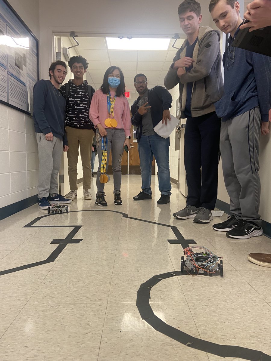 UD_ECE's tweet photo. 2022 Robot Olympics!! Featuring ECE students in CPEG222- Microprocessor Systems. This is a students first introduction to low level programming and decision matrix for robotics.
#robotics #programming #hengineer https://t.co/qFEx2fpowx