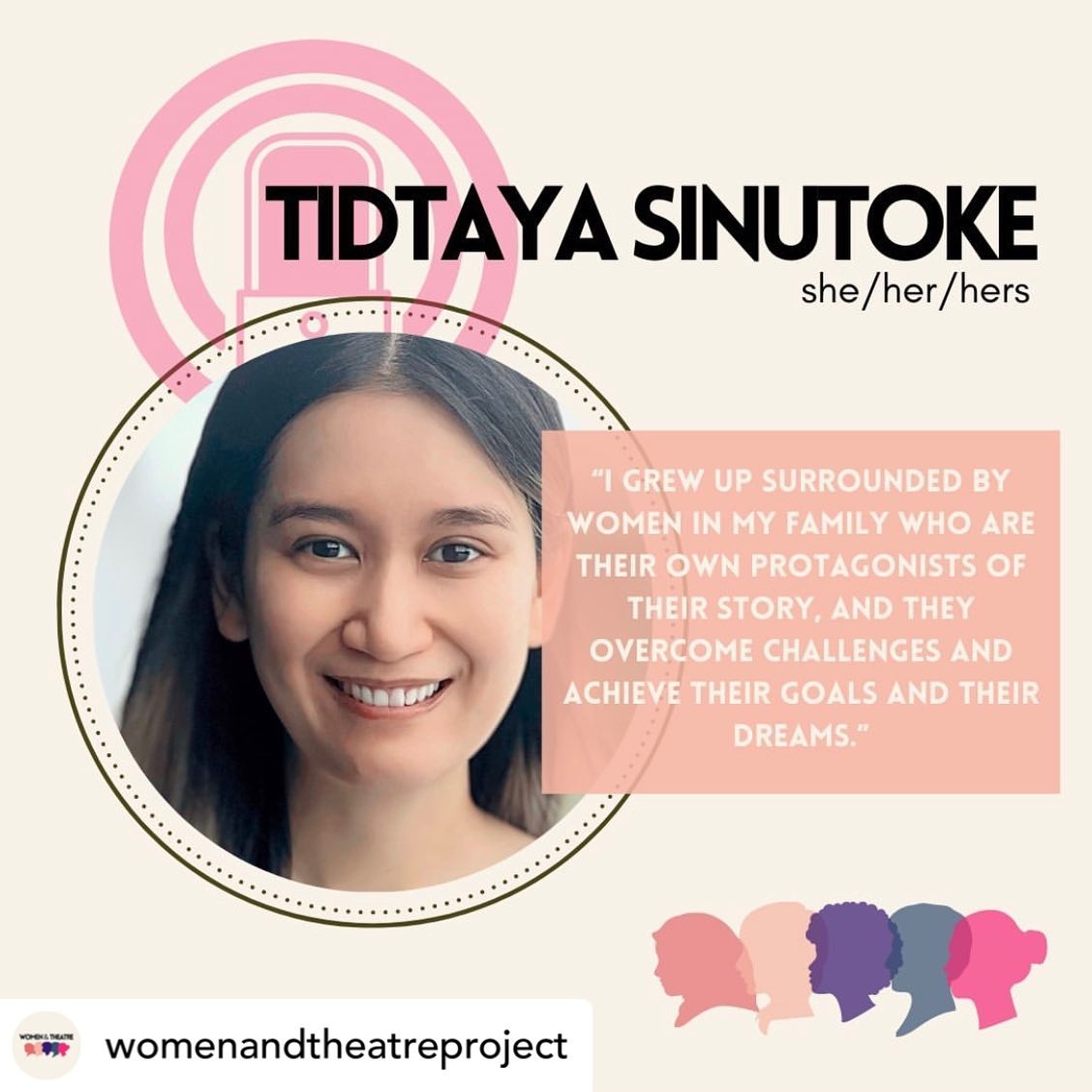 LoghavenAR's tweet photo. Get to know collaborative duo and future Fellows Isabella Dawis and Tidtaya Sinutoke in this podcast interview. #Repost @womenandtheatreproject In Episode 5, we sit down with the award-winning musical theatre writing team! @hayleygoldenberg @sparkofamy #📷 @halftheskymusical https://t.co/v14NIslXAl