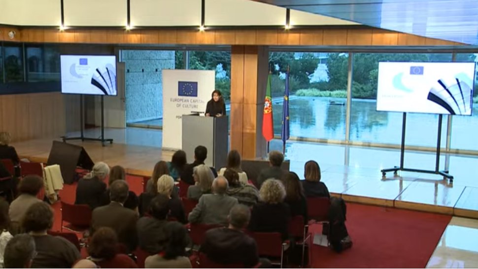 Comissão Europeia em Portugal (@ce_ptrep) on Twitter photo A iniciativa da União Europeia da Capital Europeia da Cultura tem claramente um papel a desempenhar na promoção dos valores europeus junto dos nossos cidadãos e no reforço das nossas democracias, defende <a href="/sms_eur/">Sofia Moreira de Sousa</a> no anúncio da Capital Europeia da Cultura 2027.
#juntosmaisfortes A iniciativa da União Europeia da Capital Europeia da Cultura tem claramente um papel a desempenhar na promoção dos valores europeus junto dos nossos cidadãos e no reforço das nossas democracias, defende <a href="/sms_eur/">Sofia Moreira de Sousa</a> no anúncio da Capital Europeia da Cultura 2027.
#juntosmaisfortes