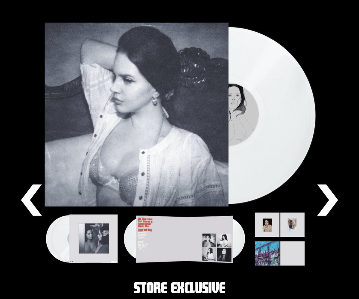 Vinyl variants for Lana Del Rey’s 9th album, Did you know that there's a tunnel under Ocean Blvd ❤️