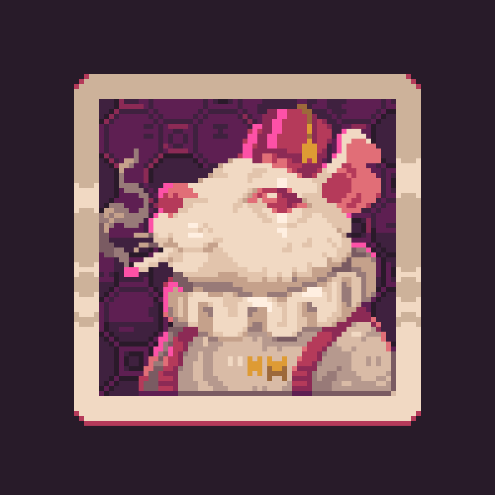 New drop on  <a href="/objktcom/">objkt</a>

Ticket Seller #9
A mouse that smokes menthol cigarettes.

17/17 - available in 30 minutes
objkt.com/asset/KT1MqGWe…

#pixel #pixelart #tezosart #NftColllector