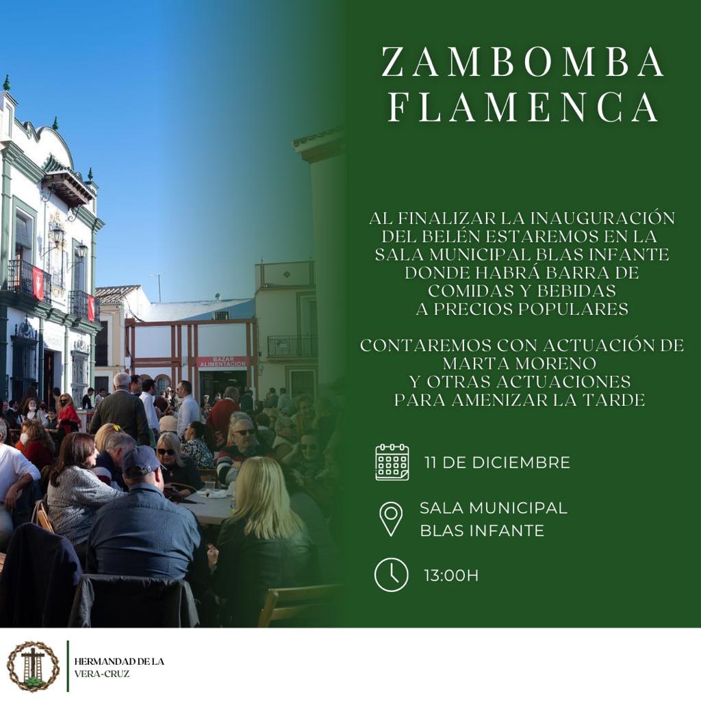 INFORMACION ZAMBOMBA FLAMENCA. 
<a href="/GrupoJVeraCruz/">Grupo Joven Vera Cruz de Brenes</a> @VeraCruzBrenes