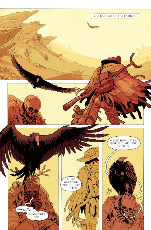 Bloombeard's tweet photo. Only ONE DAY LEFT to back Desert Birds! Thanks so much to everyone who’s joined us so far. We’re so close! Here’s the first three pages.

https://t.co/WFYJgoSog7

#kickstarter #kickstartercomics #art #indiecomics #comics #fantasy https://t.co/geD0Y7POhT