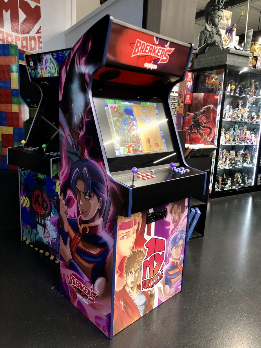 MyArcade2's tweet photo. Une nouvelle création sur le thème du jeu de combat Breaker's, une pépite trop méconnue 👊🕹!

Un versus frénétique à l'humour et aux perso décalés par @PixelHeart_eu !

Dispo dès maintenant sur https://t.co/L4vrEt0C8s 🤩

#arcade #arcadegaming #bornearcade #NEOGEO #madeinFrance https://t.co/2eDc7TdVxQ