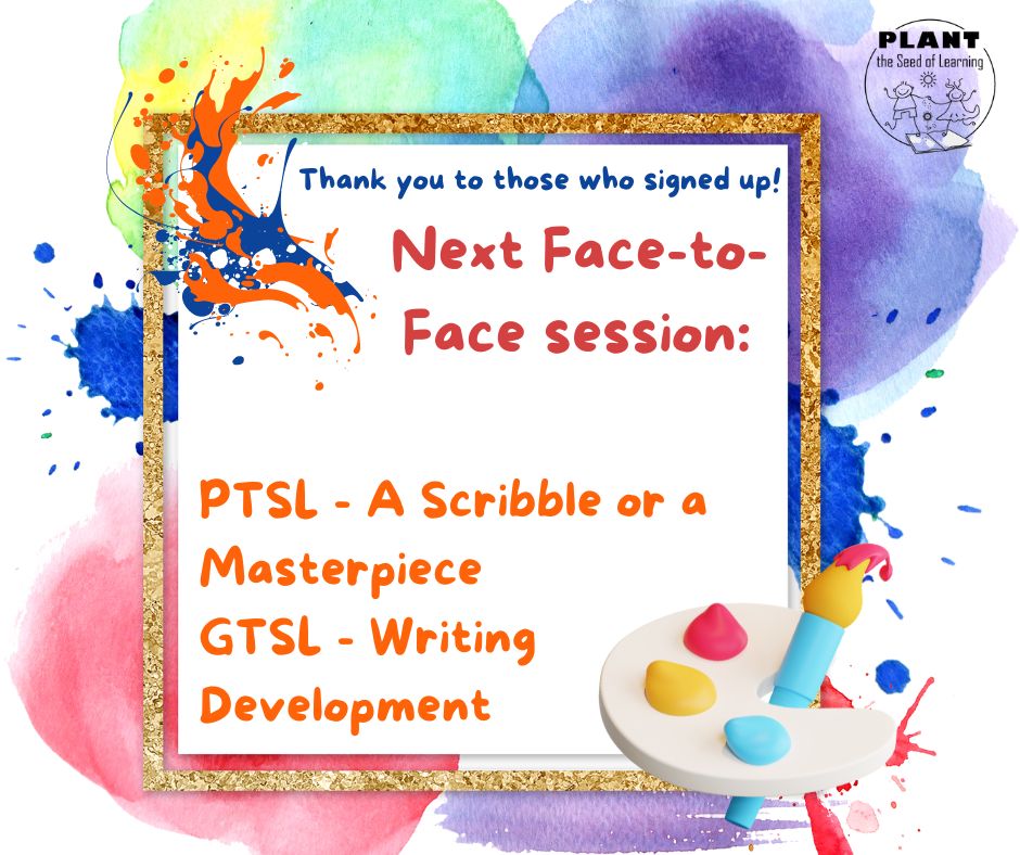 Thank you for those of you who signed up last month for our next F2F sessions happening next month. Check you email for information.

Missed this sign up? Check out our page in January for a reminder to sign up for March's sessions (or take home kits you can pick up).