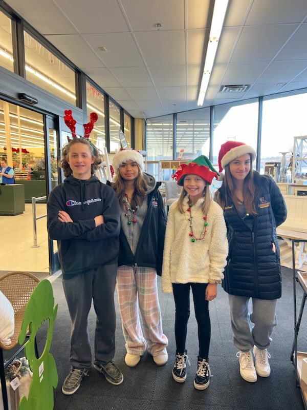 Success Coach Team of Mr Dahl and Mrs McPeak doing a little service learning ringing the bells at Hobby Lobby this morning. Great work for our community. <a href="/GatorIV/">Brant Goetz</a> <a href="/JohnAdamsMS1/">John Adams MS</a>