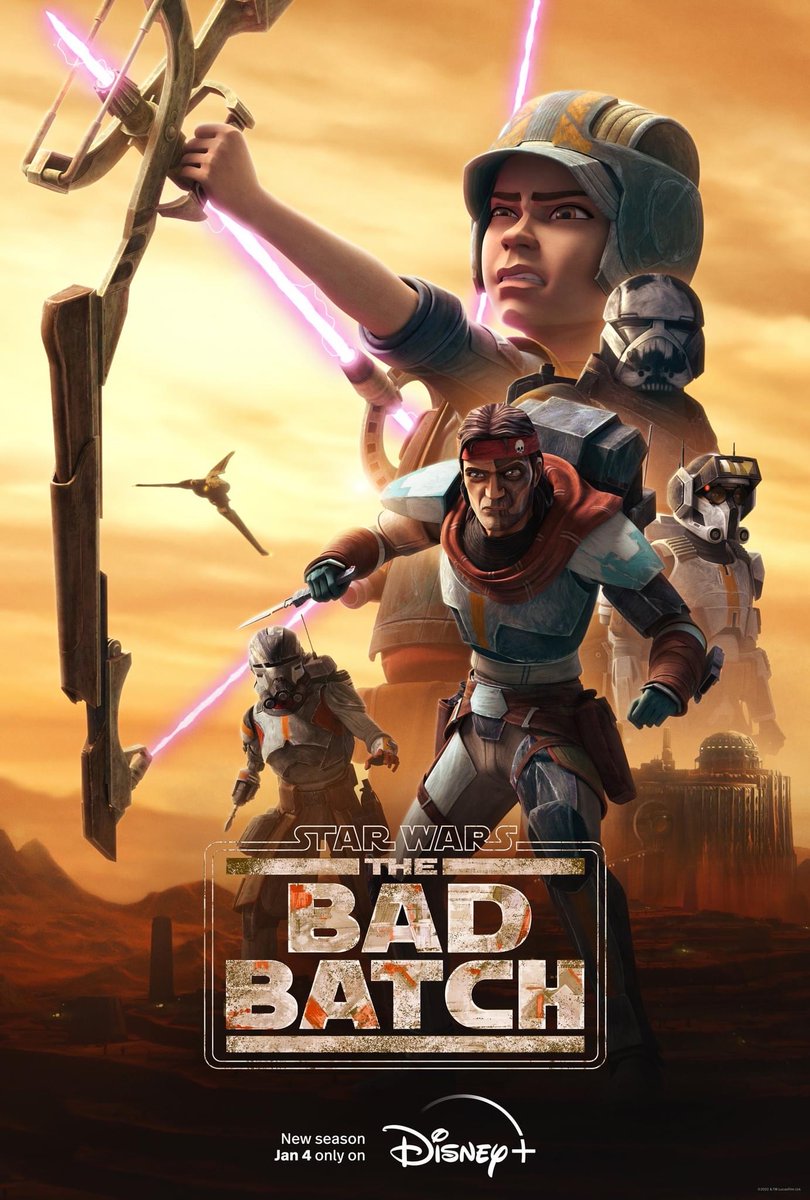 #StarWars: #TheBadBatch Season 2 releases on January 4, 2023 on <a href="/DisneyPlus/">Disney+</a>! 📺