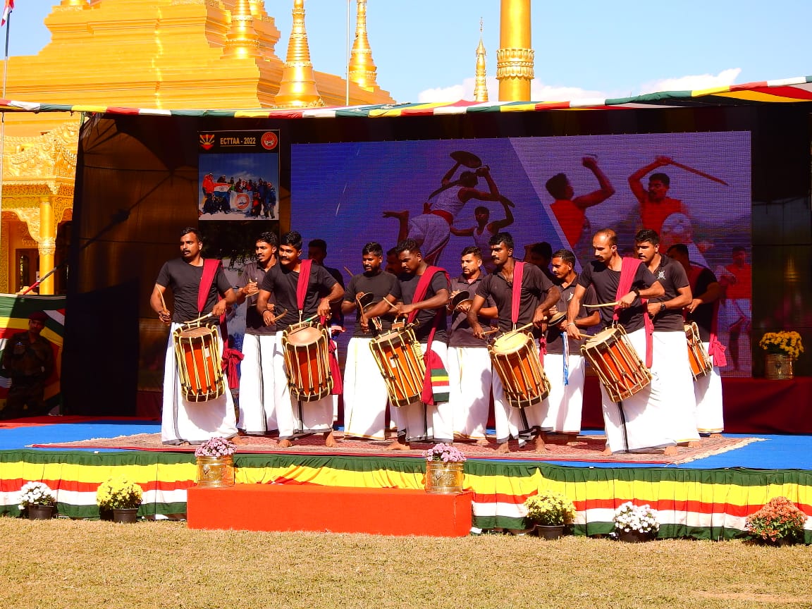 Spearcorps's tweet photo. #ECTTAA 2022 concluded with grand flagging in ceremony today at Golden Pagoda,Namsai in presence of Hon'ble Dy CM #ArunachalPradesh & #GOC #DaoDivision. 6 Mountaineering Expeditions, 7 Treks & 6 Cycling Expeditions along LAC from Sikkim to Arunachal Pradesh organised https://t.co/z1vajWqRU0