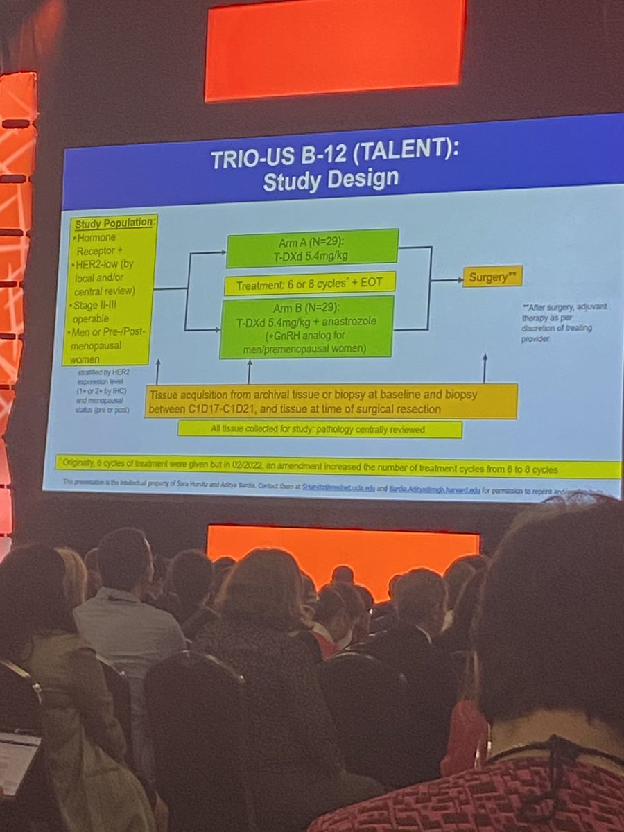 TALENT Trial - hinting at the beginning of the end of cytotoxic chemotherapy. With targeted chemotherapy by ADC, replacing conventional cytotoxics. #sabcs2022